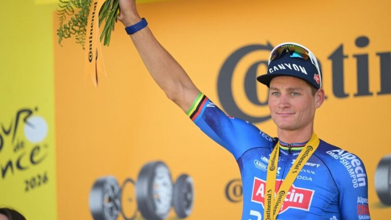 Mathieu van der Poel remporte une victoire pour Alpecin au Tour de France.