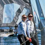 Mathilde Lovadina et Lou Berthomieu, vice-championnes d’Europe en 49er FX, témoignent de leurs efforts.