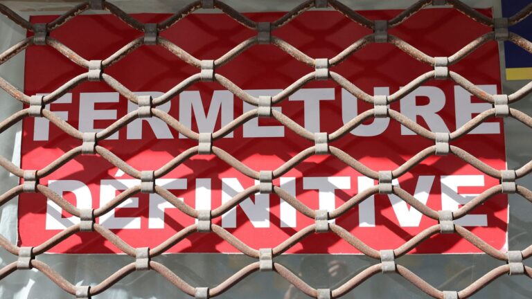 Le nombre de faillites d’entreprises en France pourrait atteindre 75 000 d’ici la fin de l’année.