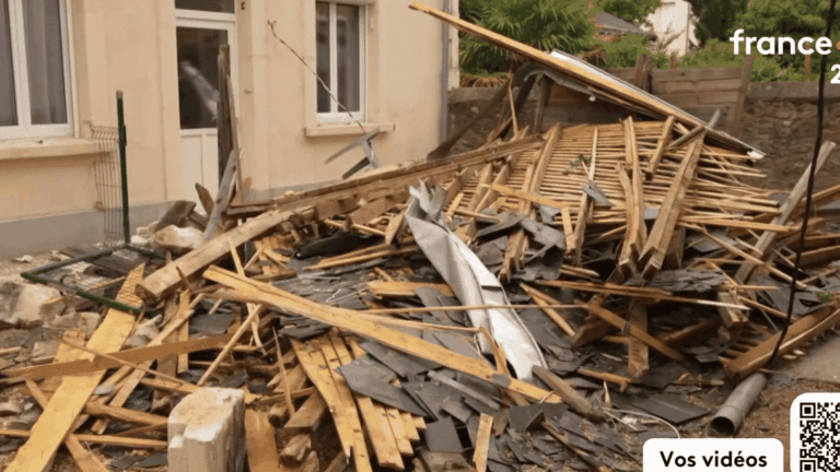 Orages : des trombes d’eau touchent l’ouest de la France, entraînant des inondations locales.