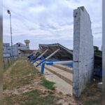 Effondrement du stade Pierre Vasseur à Oisemont évité de justesse pendant un événement.