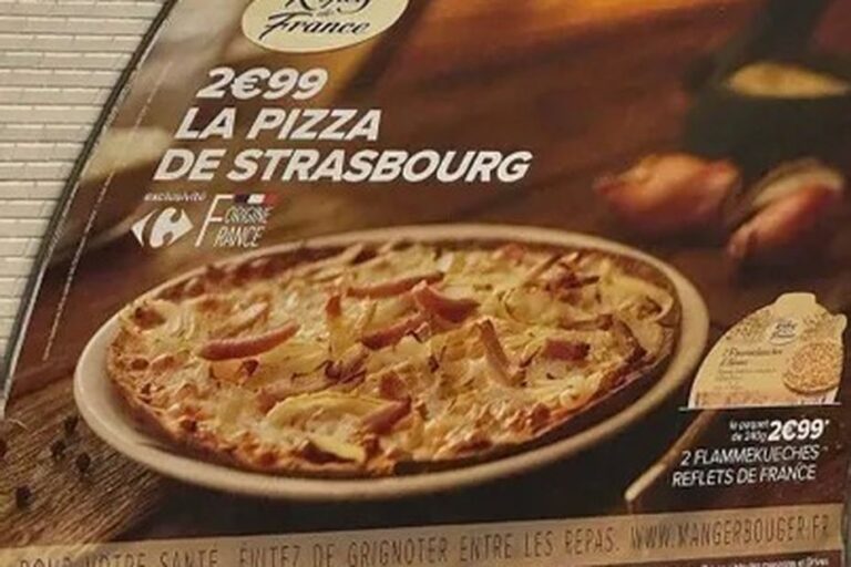 Une publicité dans le métro de Paris provoque l’indignation des Alsaciens sur la tarte flambée.