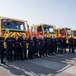 Incendies en Gironde : les pompiers du Morbihan apportent leur soutien aux secours.