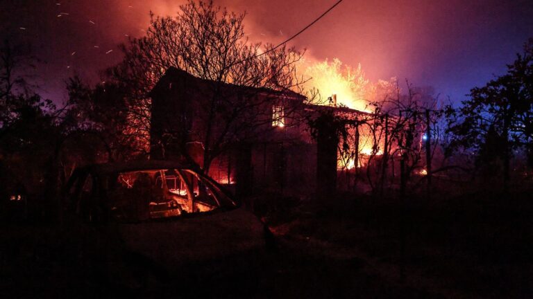 Incendie dans le Var : les habitants de Cotignac constatent des dégâts importants.