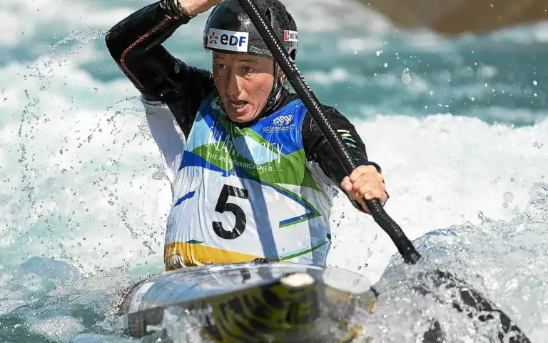 Camille Prigent, représentante de la France, éliminée en finale des championnats du monde.
