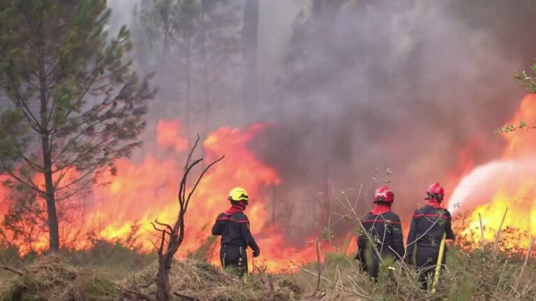 Retour des 3 000 habitants à Biscarrosse, la lutte contre le feu se poursuit.