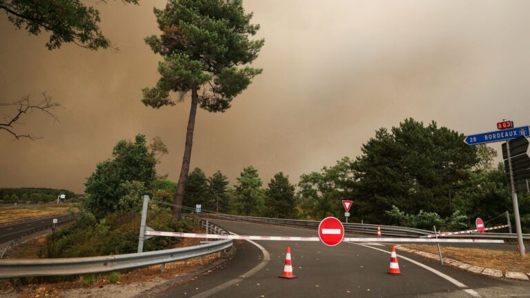 Chômage partiel pour les entreprises françaises affectées par les incendies.
