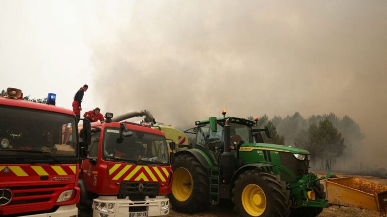 Incendie en Gironde : les agriculteurs en attente de réquisition, selon la chambre d’agriculture.