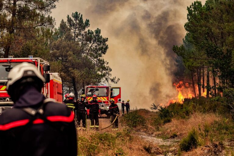 Mégafeu en Gironde : mobilisation des pompiers et militaires de Franche-Comté contre les flammes