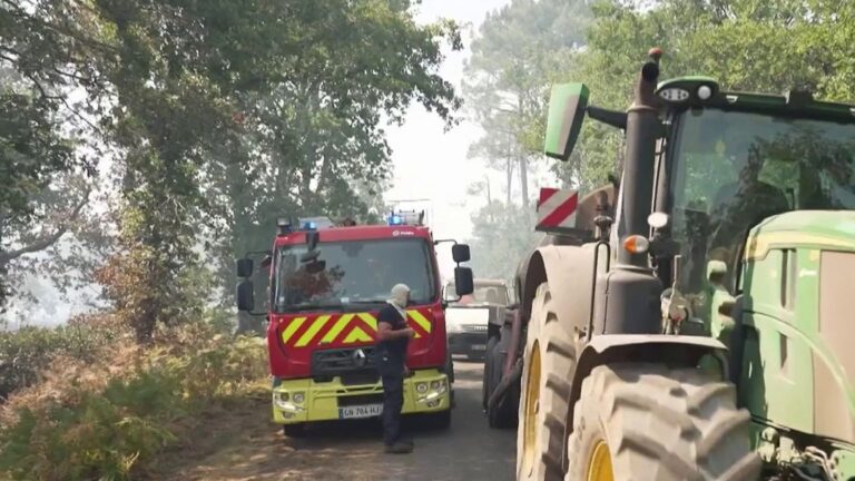 Agriculteurs de Gironde collaborent pour lutter contre les incendies en cours