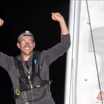 Ronan Jézégou remporte la première étape de la Mini Atlantique en Série à Brest.