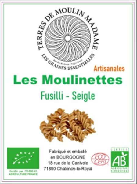 Rappel Consommateur – Détail Fusilli Seigle Les Moulinettes