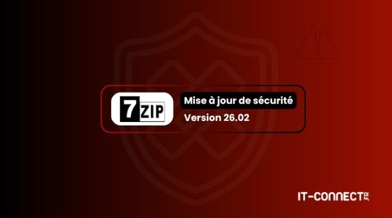 Faille de sécurité dans 7-Zip : mise à jour nécessaire vers la version 26.02
