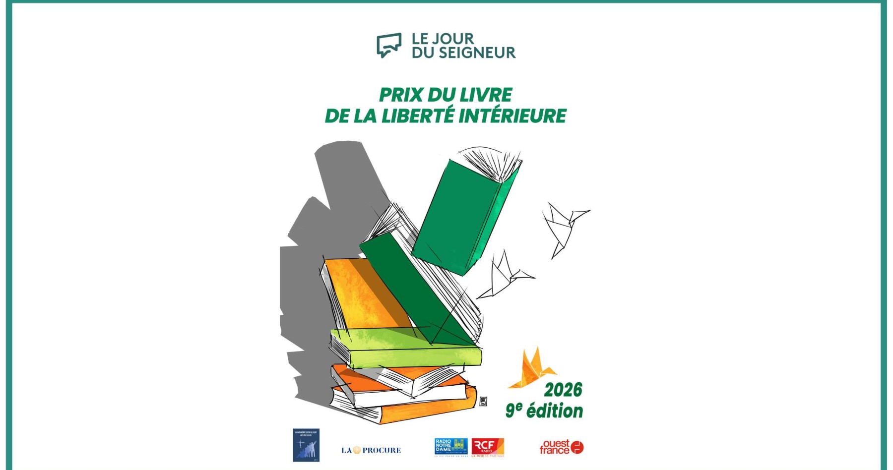 Sept finalistes sélectionnés pour le Prix du livre de la Liberté Intérieure 2026.