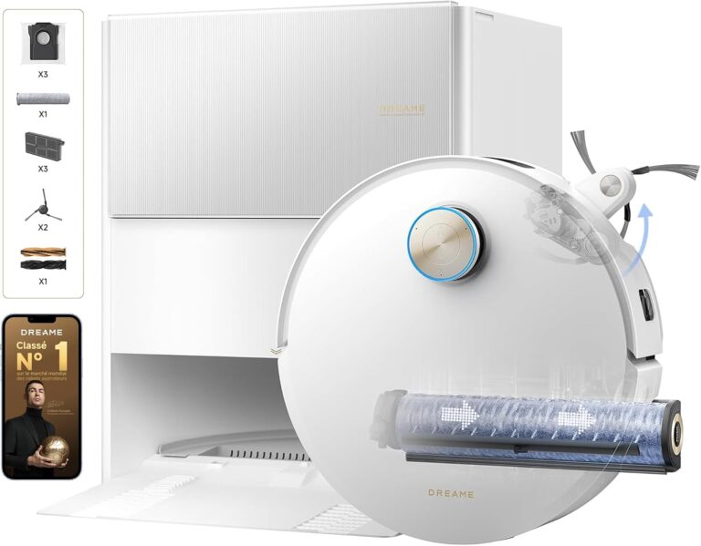 Dreame Aqua10 Ultra : aspirateur robot avec 30,000 Pa et 240 objets évités par IA