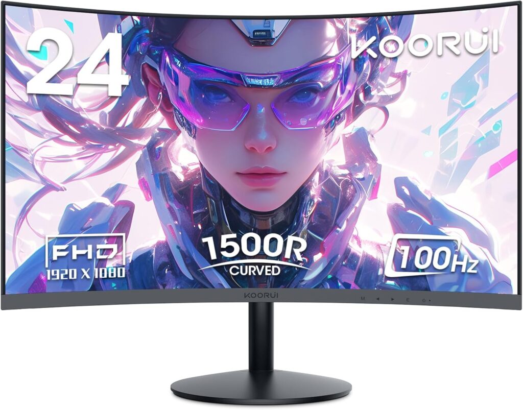 Koorui lance un moniteur incurvé 23,6″ Full HD avec un temps de réponse de 3ms et un angle de vision de 178°