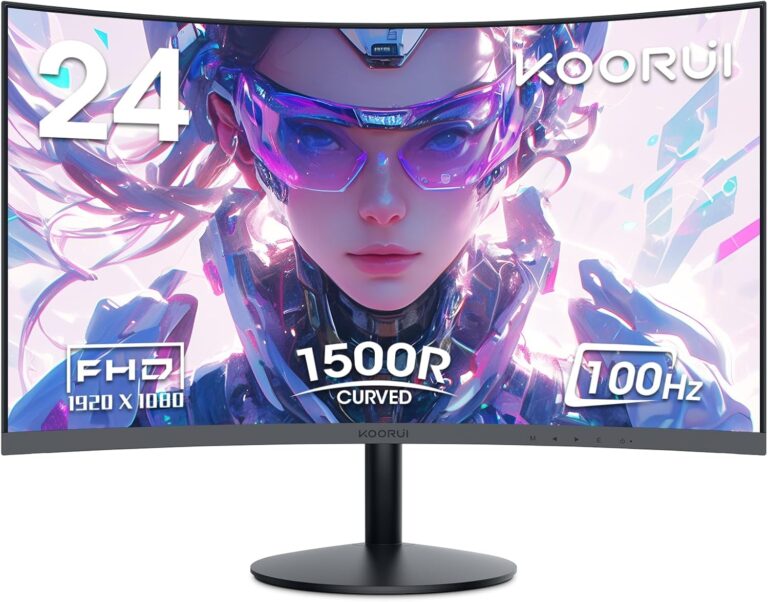 Koorui lance un moniteur incurvé 23,6″ Full HD avec un temps de réponse de 3ms et un angle de vision de 178°