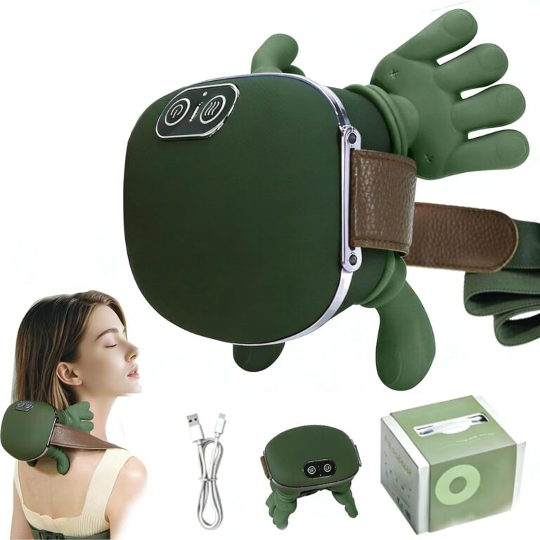 Massager Shiatsu portable avec chaleur pour soulager les douleurs musculaires, cadeau de Noël.