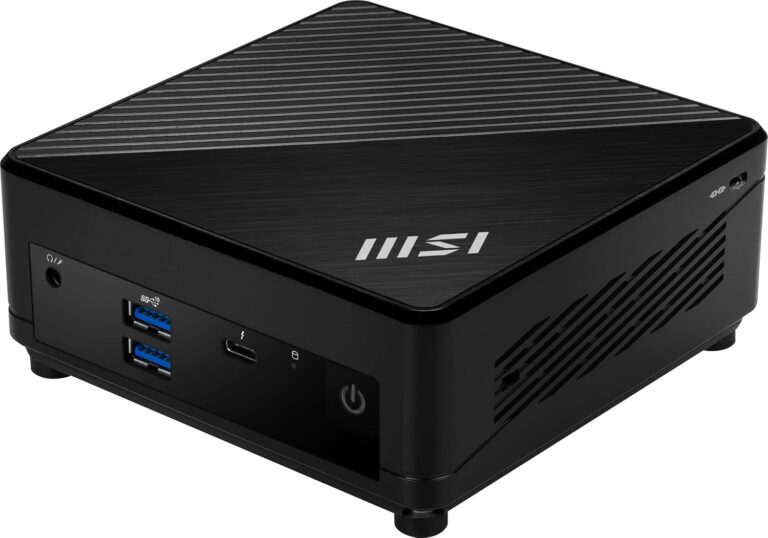 MSI Cubi 5 Mini PC équipé d’un processeur Intel Core i7-1255U pour une performance améliorée.