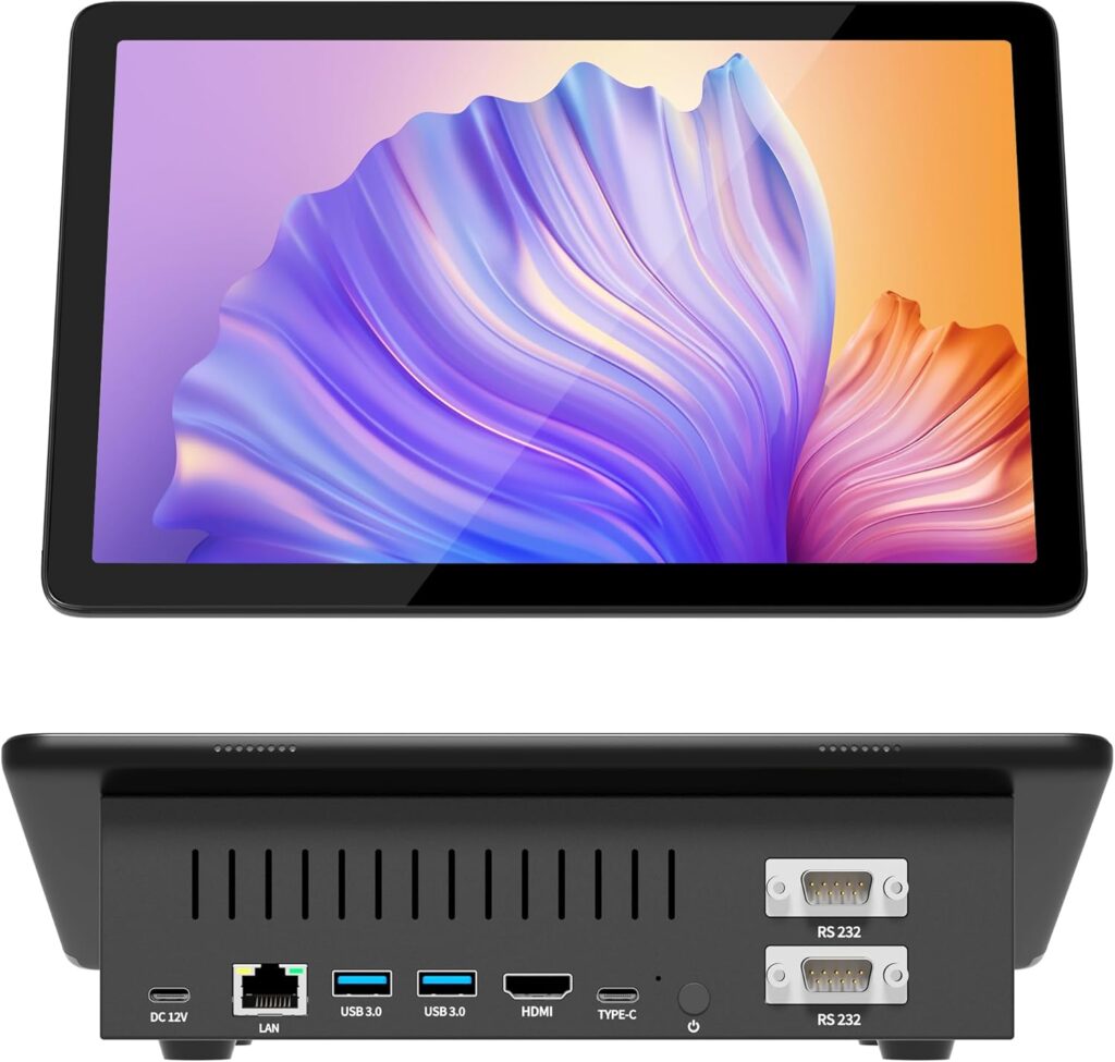 Mini PC Win 11 Pro N5095 avec écran tactile 10,1 pouces et sortie dual 4K disponible.
