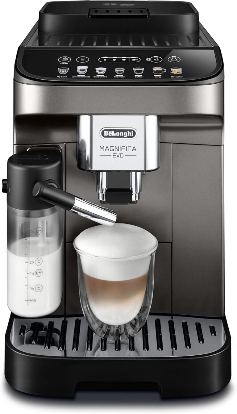 De’Longhi Magnifica Evo ECAM290.81.TB : Machine à café automatique compacte avec mousseur intégré