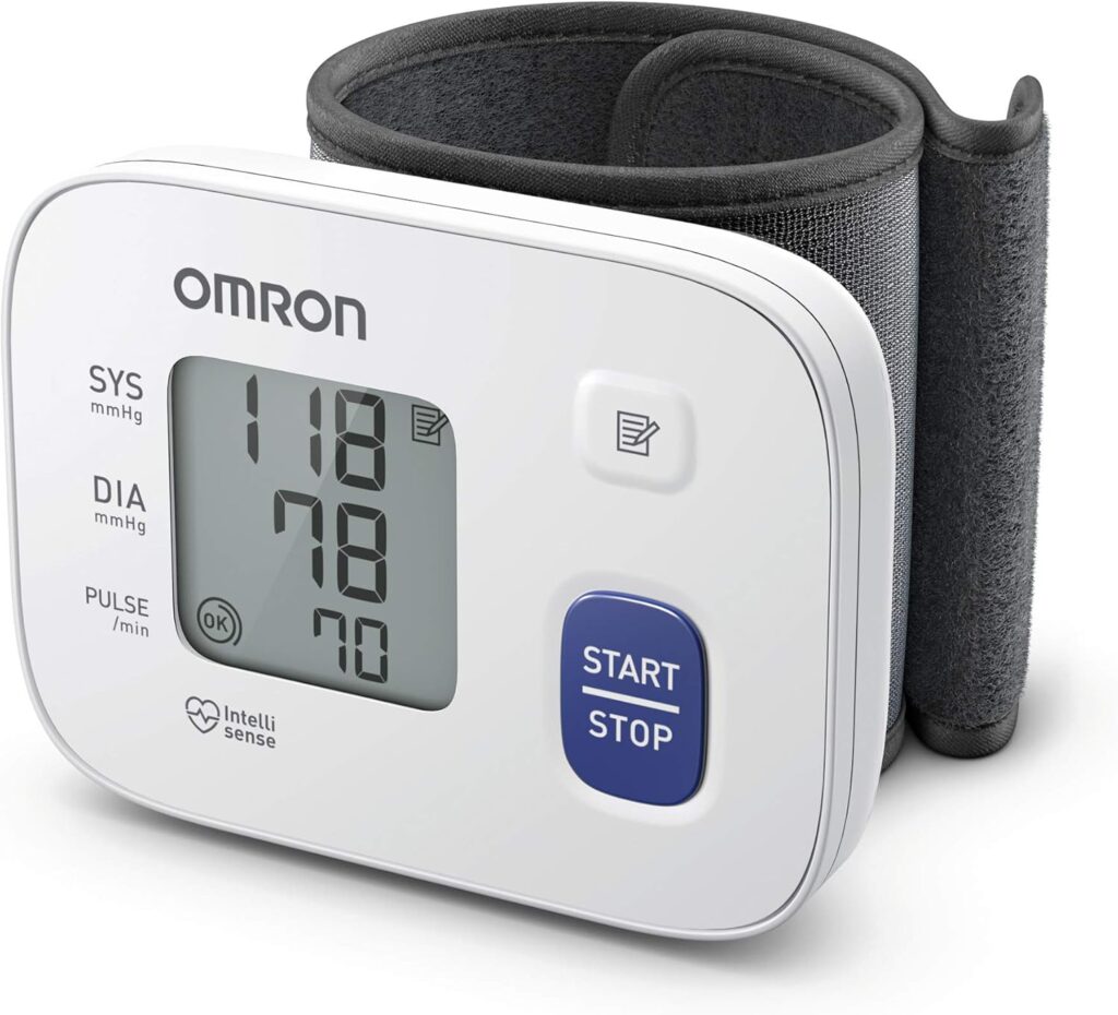 Omron RS1 : Tensiomètre au poignet portable vérifié cliniquement pour utilisation domestique.