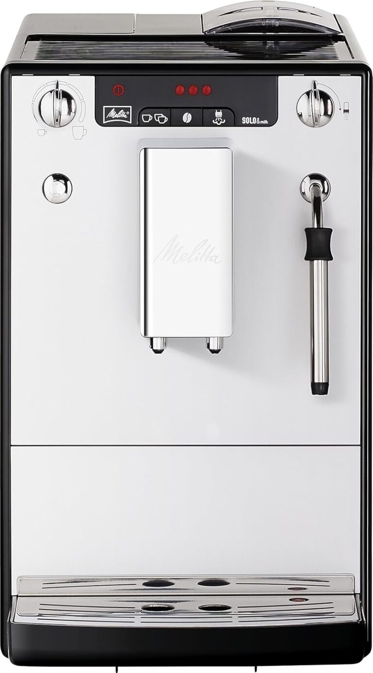 Melitta Caffeo Solo and Milk : machine à café automatique 1.2 L avec buse vapeur en inox.