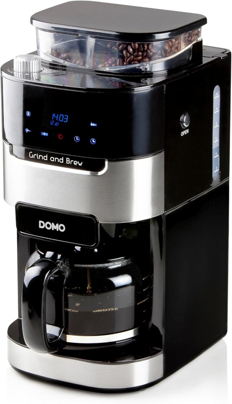 DO721K Grind and Brew : Machine à café avec broyeur et écran LCD de 1,5L.