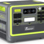 FOSSiBOT F2400 : Générateur électrique portable de 2048Wh avec énergie solaire pour camping et bureau.