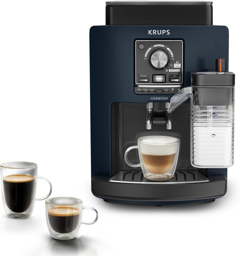 Krups Harmony Milk EA5094E0 : Machine Expresso Automatique avec Mousseur de Lait Ajustable
