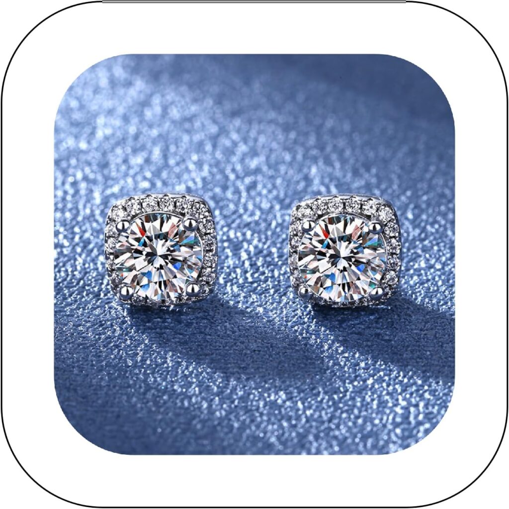 Boucles d’oreilles en argent sterling 925 inspirées de la perilla, élégance féminine.