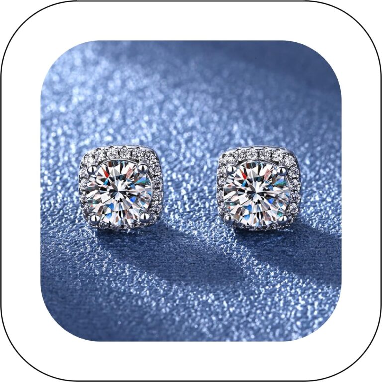 Boucles d’oreilles en argent sterling 925 inspirées de la perilla, élégance féminine.