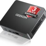 GEEKOM Air12 Lite Mini PC avec Intel N95, 8 Go de RAM et 256 Go SSD pour bureau.