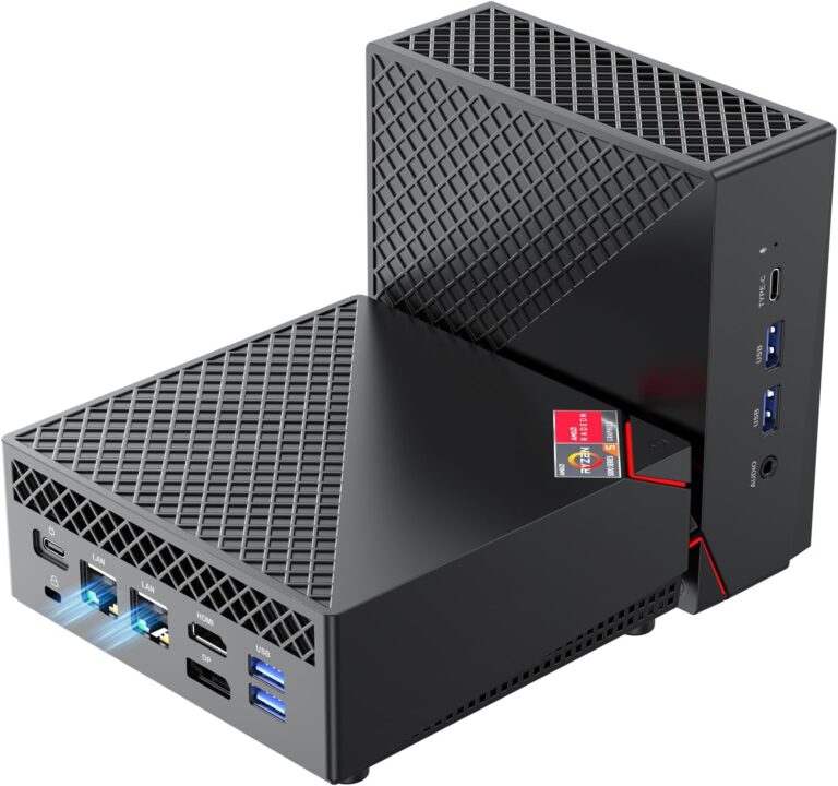Lancement du NiPoGi AM06 Pro Mini PC : AMD Ryzen 5, 16 Go RAM et triple affichage 4K UHD.
