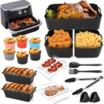 Accessoires pour Friteuse à Air NINJA 10.4L : 22 pièces incluant moules en silicone