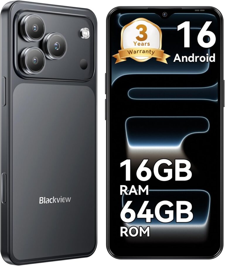 Blackview Wave 7C : Smartphone Android 5G avec 16GB RAM, 64GB stockage et 32MP caméra