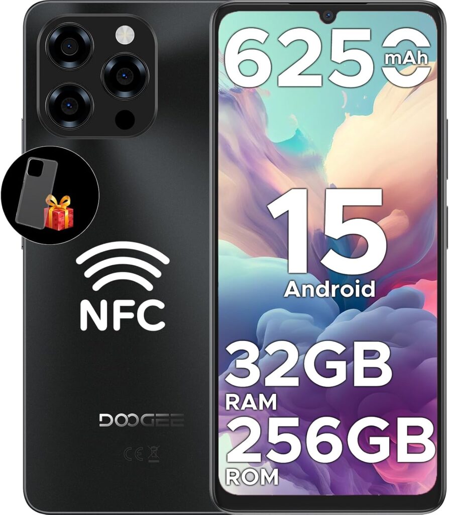 Note58 Pro : smartphone Android économique avec batterie 6250mAh et double SIM.