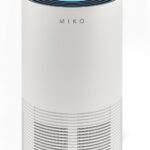 Miko Air Purifier avec filtre HEPA H13, adapté pour des surfaces de 135 m2, élimine 99,97 % des particules.