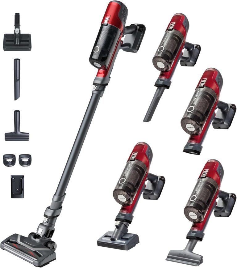 Rowenta présente l’aspirateur sans fil X-Pert 6.60, puissant et léger pour les poils d’animaux.