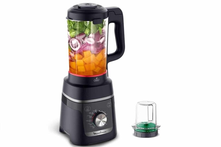 Test du Moulinex Blendforce Cook LM5768F0 : blender chauffant pour préparations culinaires quotidiennes.