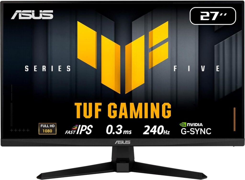 ASUS lance le moniteur de jeu TUF VG279QM5A avec 240 Hz et technologie G-Sync.