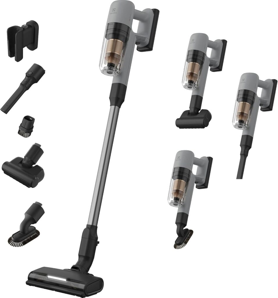 Electrolux EP72AB21UG : aspirateur sans fil léger avec 99% de capture de poussière et 50 min d’autonomie.