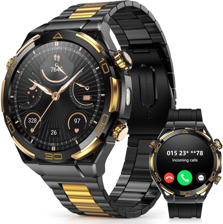 Nouvelle montre connectée IOWODO en or 14K : 20 jours d’autonomie et suivi de santé.