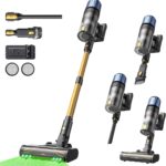 Proscenic présente un aspirateur sans fil de 600W avec brosse anti-nœuds pour sols durs et moquettes.