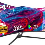 Gawfolk 34 Inch Gaming Monitor : 165Hz, UWQHD 2K, protection oculaire intégrée