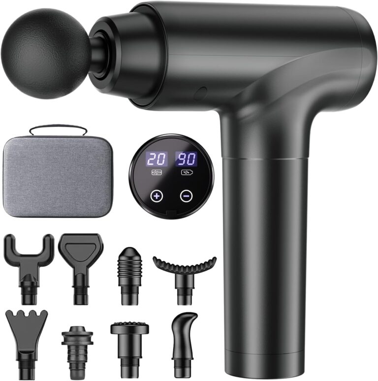 Cotsoco présente un pistolet de massage Silent Muscle avec 9 têtes et 20 vitesses pour la récupération musculaire.