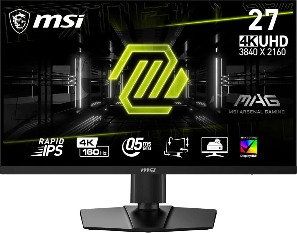 MSI présente le moniteur de jeu 27 pouces MAG 274UPF E2 avec design sans cadre et résolution 4K UHD