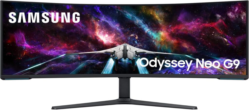 Samsung présente l’Odyssey Neo G9 de 57 pouces avec un panneau Mini LED VA à 240 Hz.