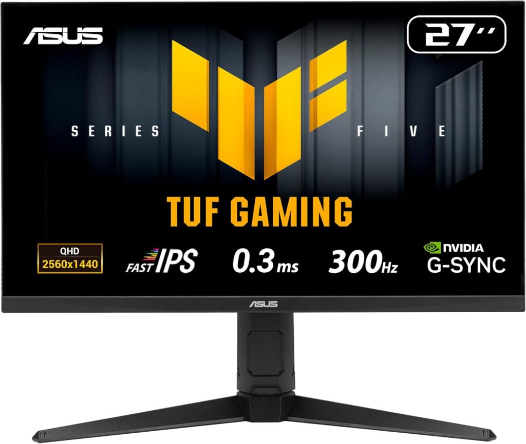ASUS présente le moniteur de jeu VG27AQML5A avec des spécifications QHD et 300Hz.