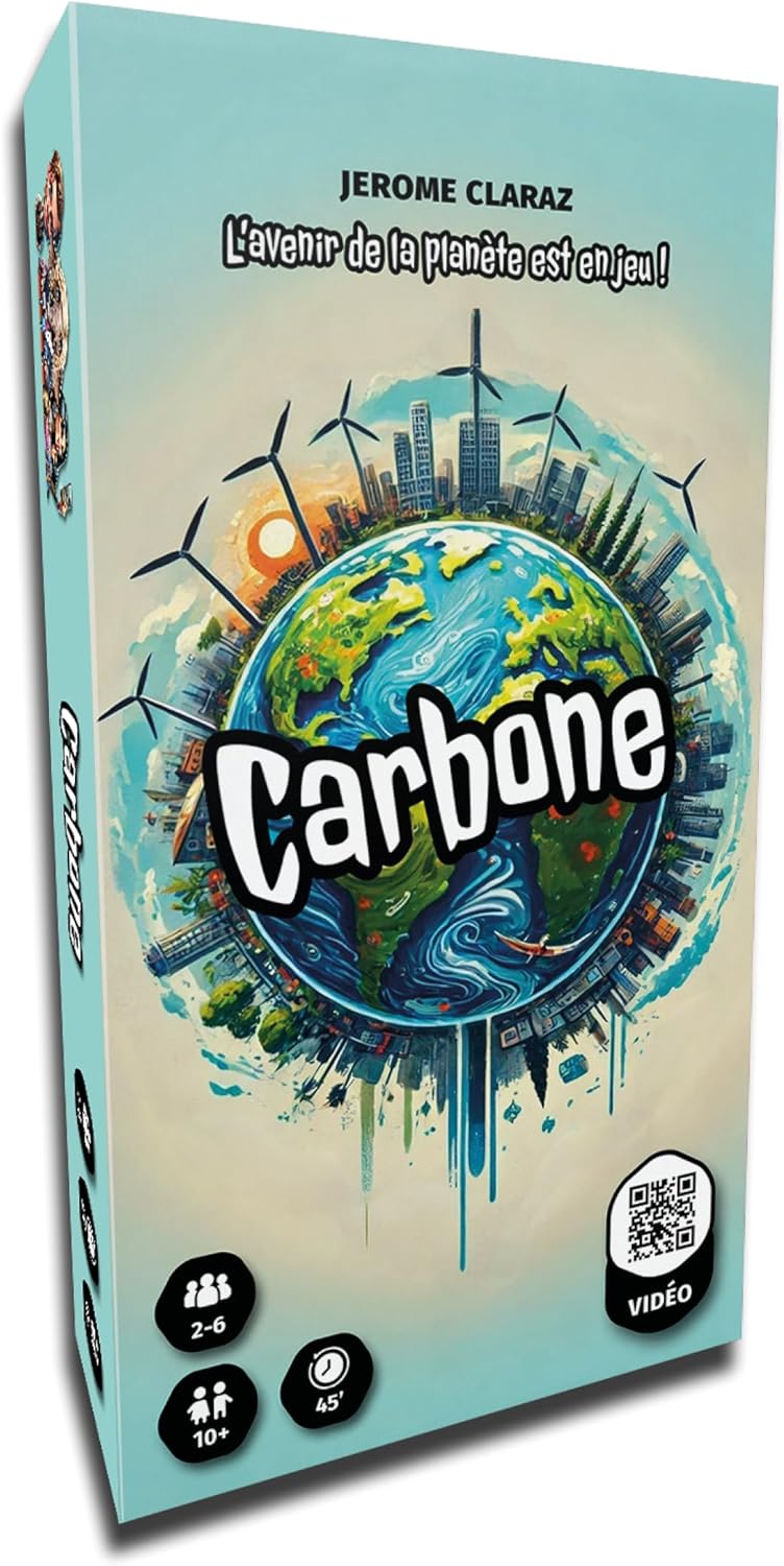 « Carbone : un jeu de société semi-coopératif sur la diplomatie et le bluff pour 2 à 6 joueurs »